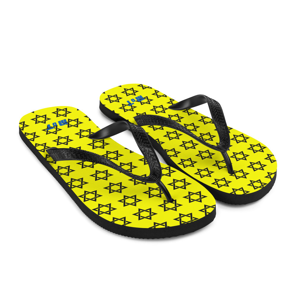 Flip Flops | Magen David Yellow