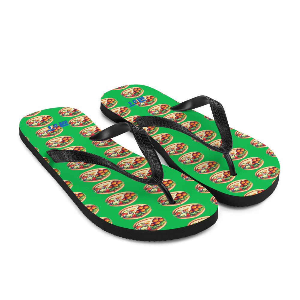 Flip Flops | Falafel Party Green