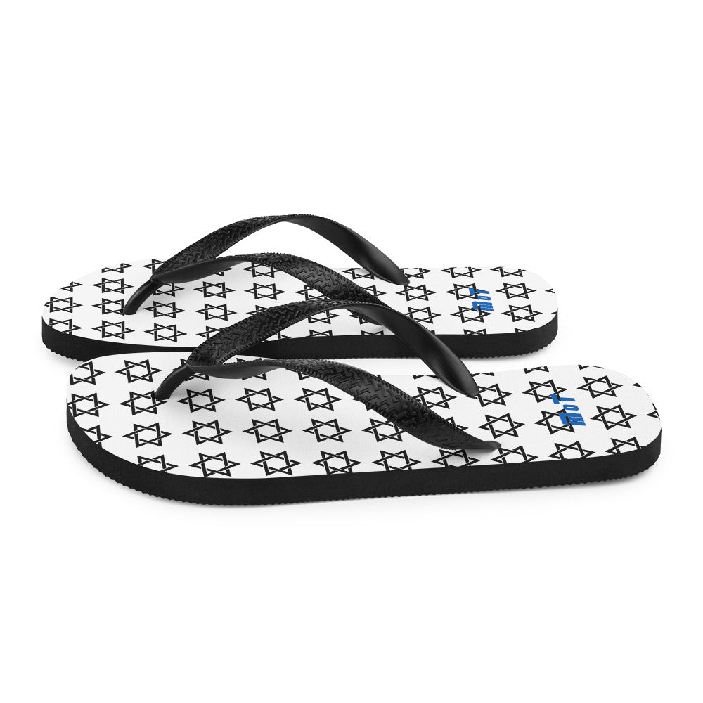 Flip Flops | Magen David White