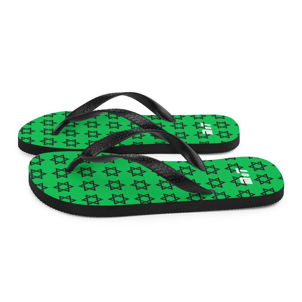 Flip Flops | Magen David Green