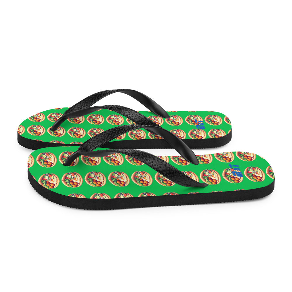 Flip Flops | Falafel Party Green