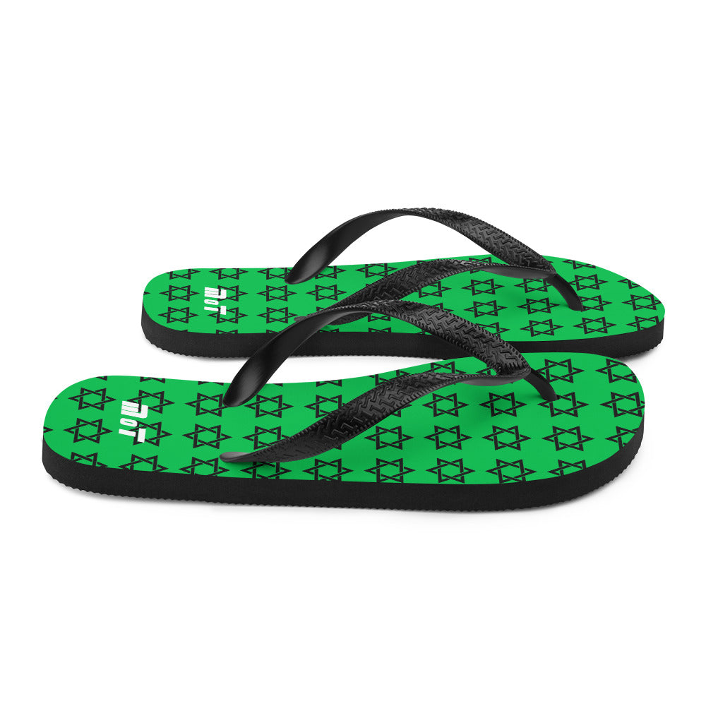 Flip Flops | Magen David Green
