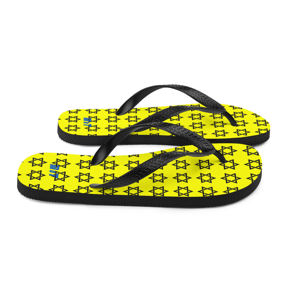 Flip Flops | Magen David Yellow