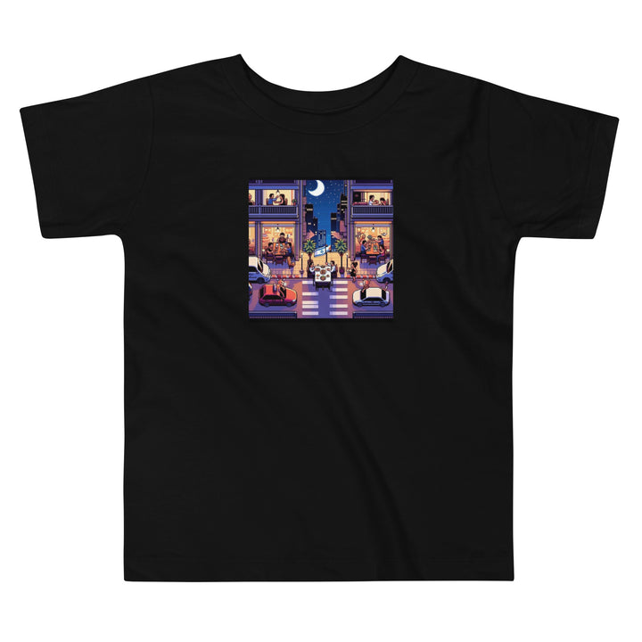 Toddler Short Sleeve Tee | TLV Nightlife 16 Bit