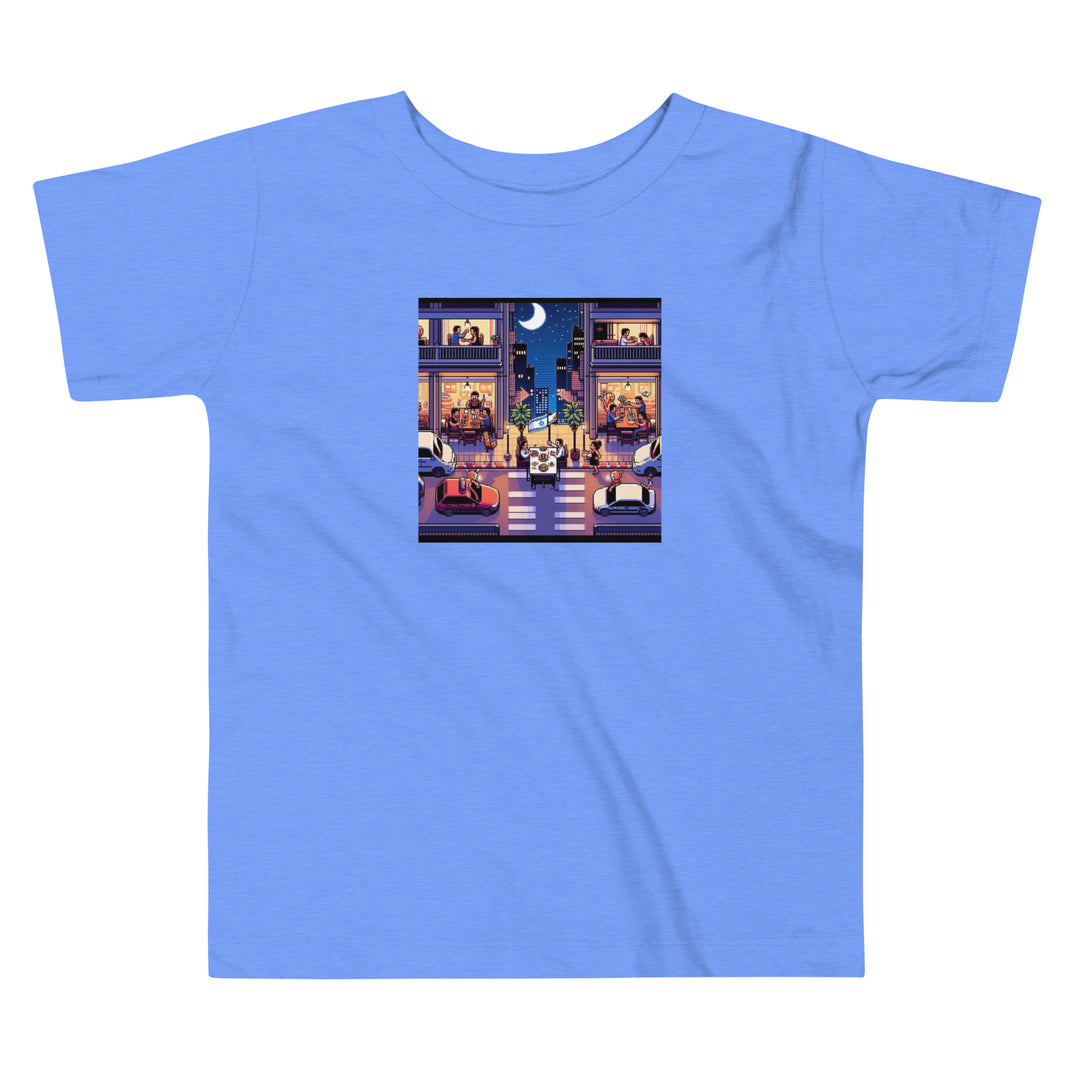 Toddler Short Sleeve Tee | TLV Nightlife 16 Bit
