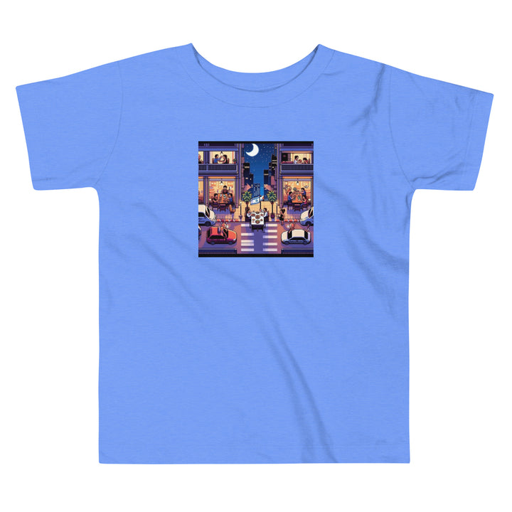 Toddler Short Sleeve Tee | TLV Nightlife 16 Bit