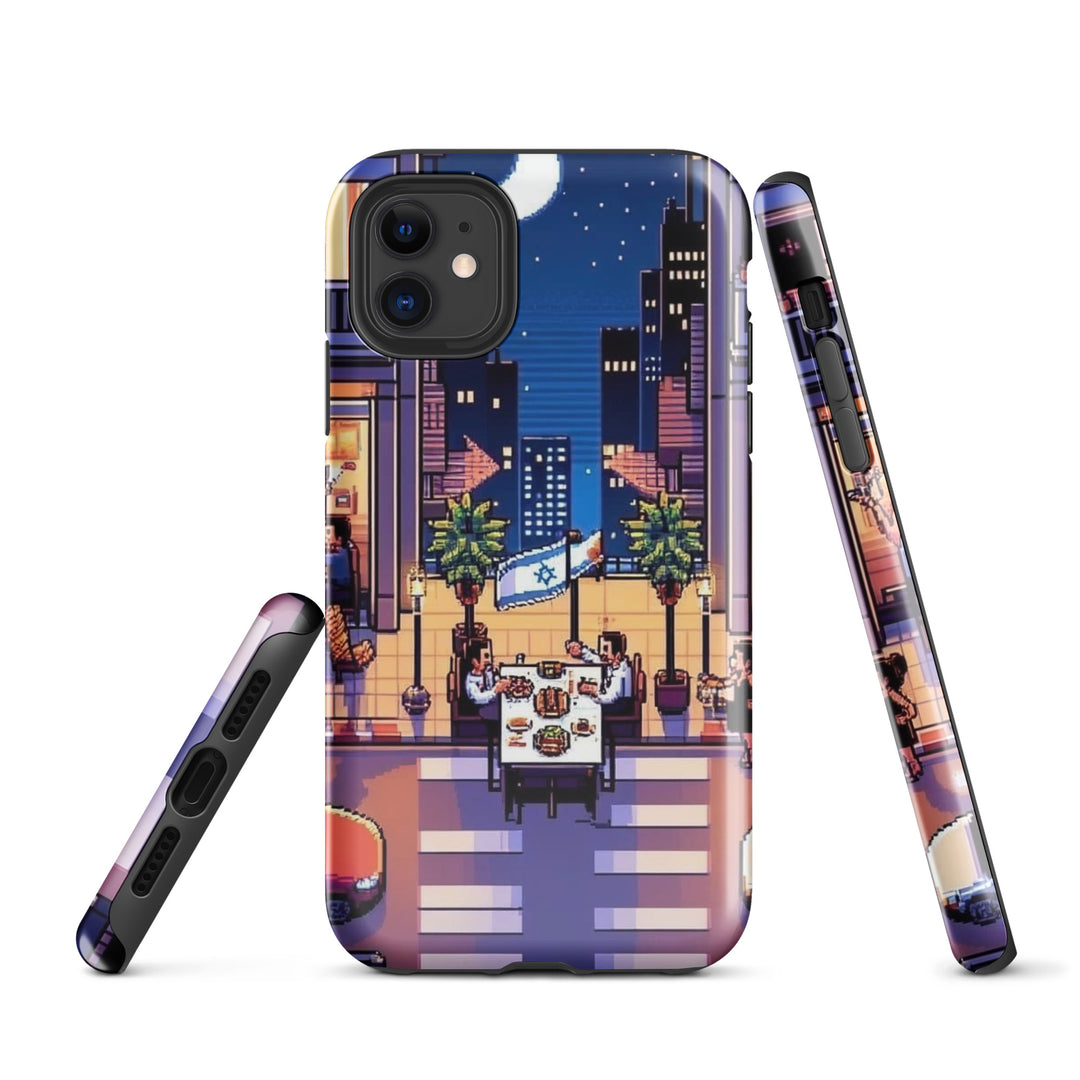 Tough Case for iPhone® | TLV Nightlife 16 Bit