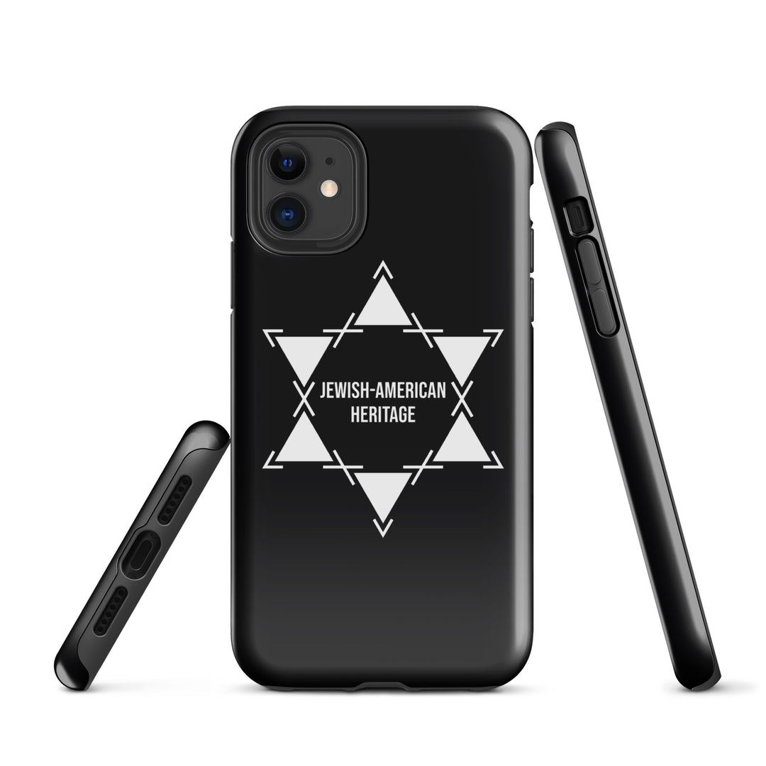 Jewish American Heritage Jewish pride tough case for iphone® in Glossy - detail view