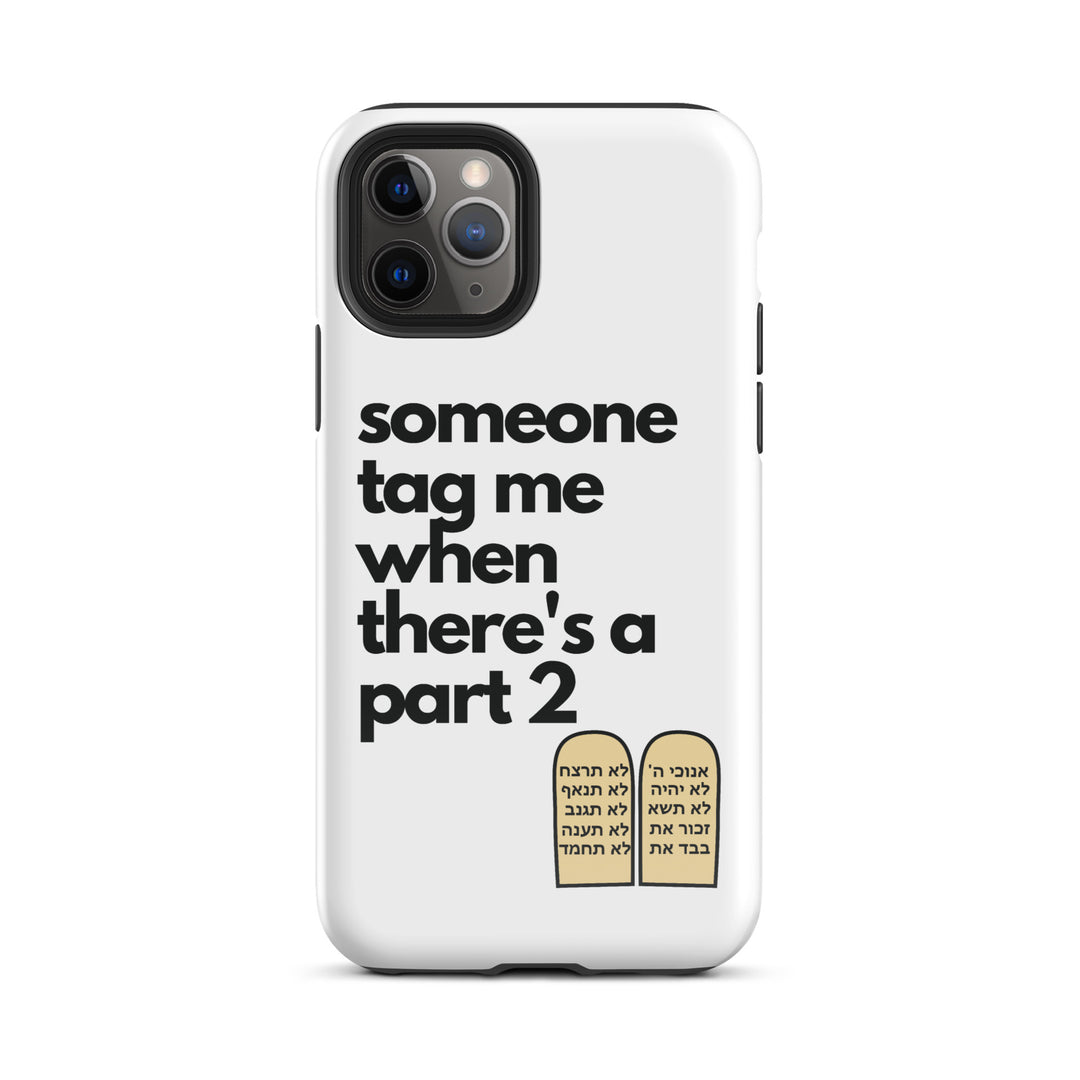 Someone Tag Me Jewish pride tough case for iphone® in Glossy - close-up