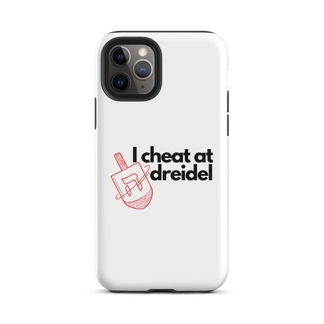 I Cheat At Dreidel Jewish pride tough case for iphone® in Glossy - close-up