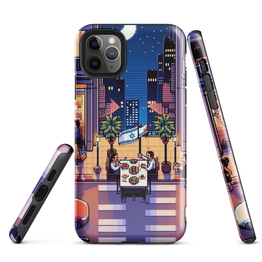 Tough Case for iPhone® | TLV Nightlife 16 Bit