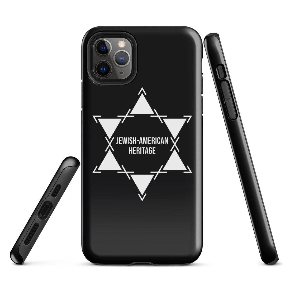 Jewish American Heritage Jewish pride tough case for iphone® in Glossy - side view