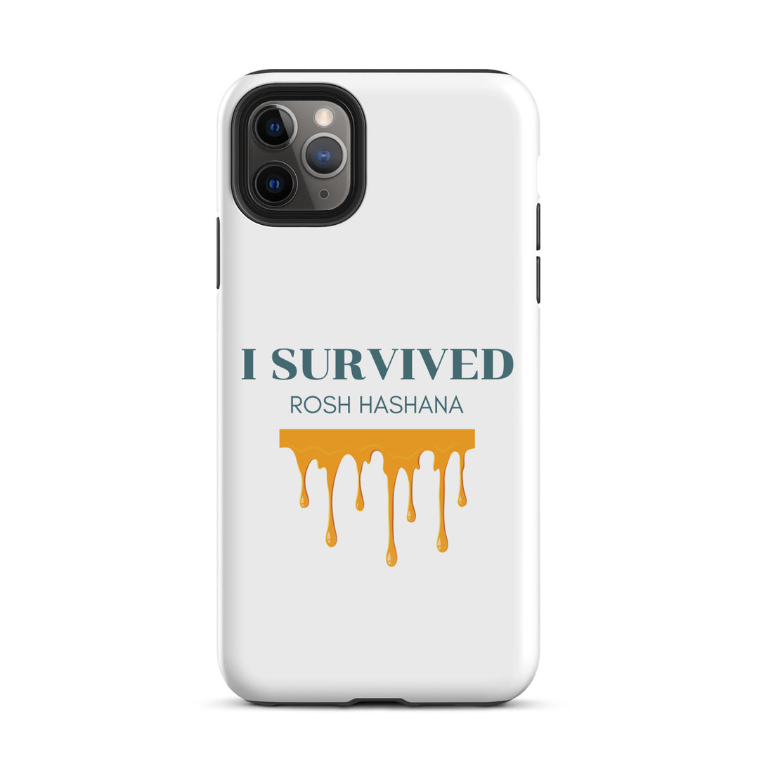 I Survived Rosh HaShana Jewish pride tough case for iphone® in Glossy - lifestyle shot