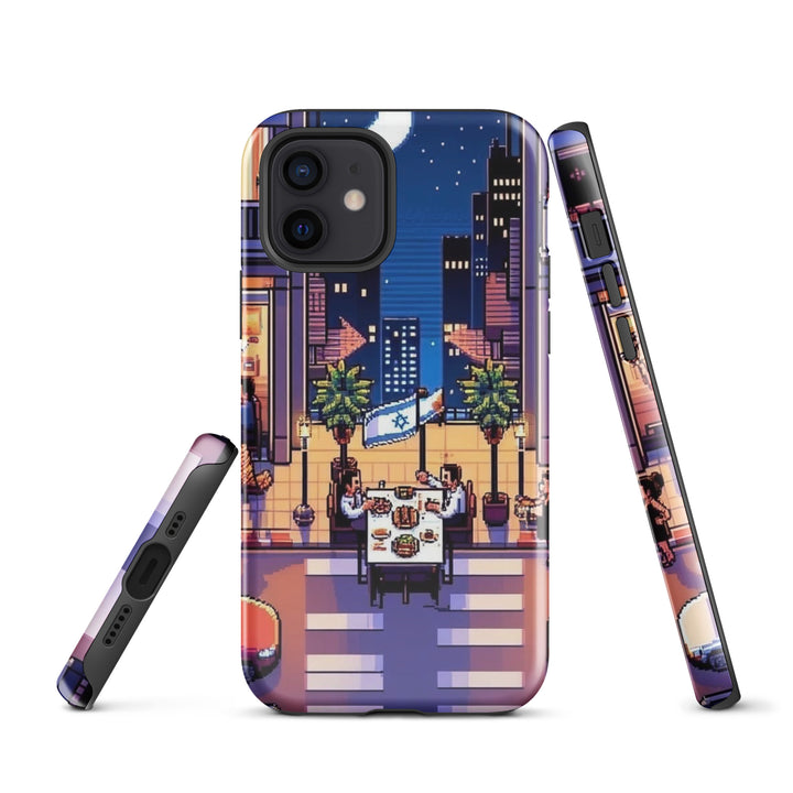 Tough Case for iPhone® | TLV Nightlife 16 Bit