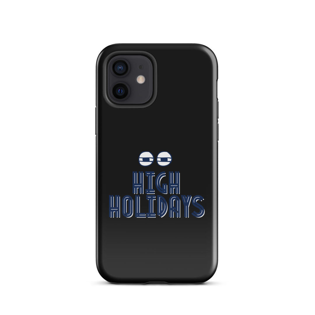 High Holidays Jewish pride tough phone case for iPhone 12, glossy finish - front view
