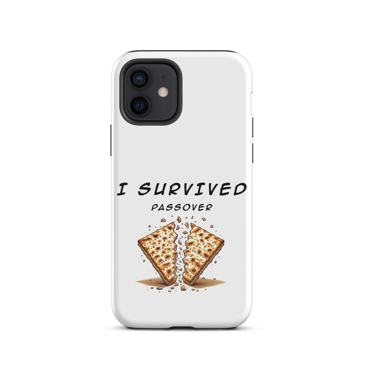 Passover Jewish pride tough phone case for iPhone 12, glossy finish - front view