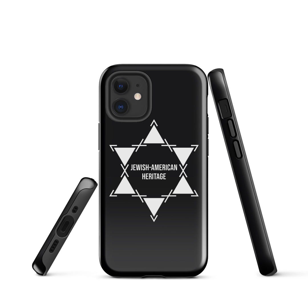 Jewish American Heritage Jewish pride tough case for iphone® in Glossy - front view