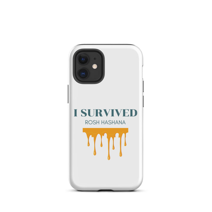 I Survived Rosh HaShana Jewish pride tough case for iphone® in Glossy - folded view