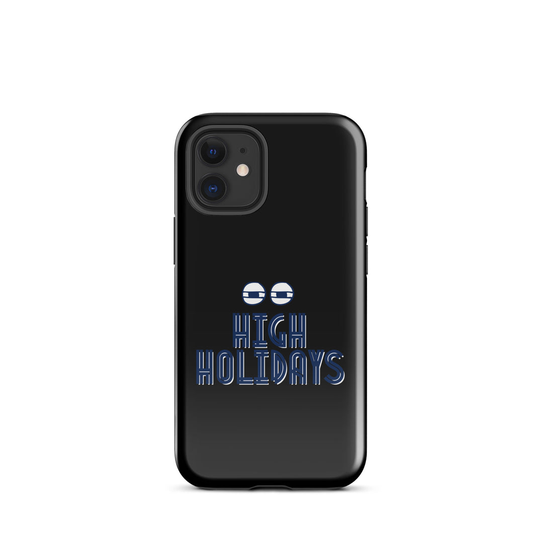 High Holidays Jewish pride tough phone case for iPhone 12 Mini, glossy finish - front view