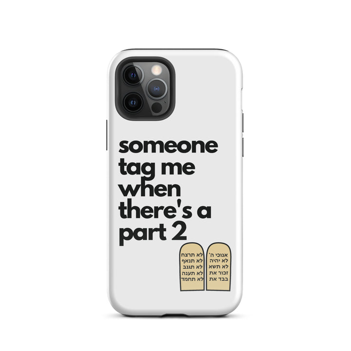 Someone Tag Me Jewish pride tough case for iphone® in Glossy - close-up
