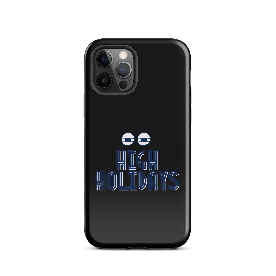High Holidays Jewish pride tough phone case for iPhone 12 Pro, glossy finish - front view