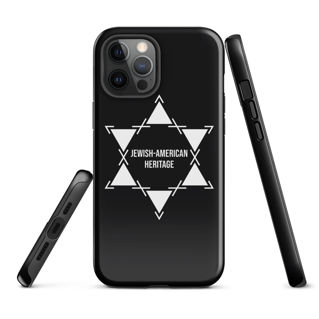 Jewish American Heritage Jewish pride tough case for iphone® in Glossy - side view