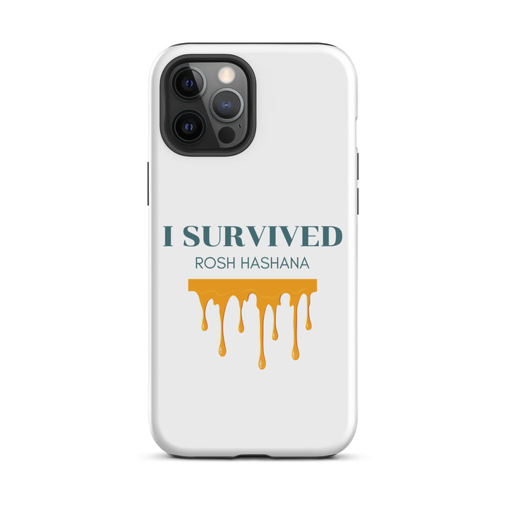 I Survived Rosh HaShana Jewish pride tough case for iphone® in Glossy - lifestyle shot