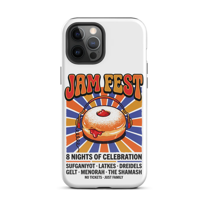 Jam Fest 8 Nights Jewish pride tough phone case for iPhone 12 Pro Max, glossy finish - front view