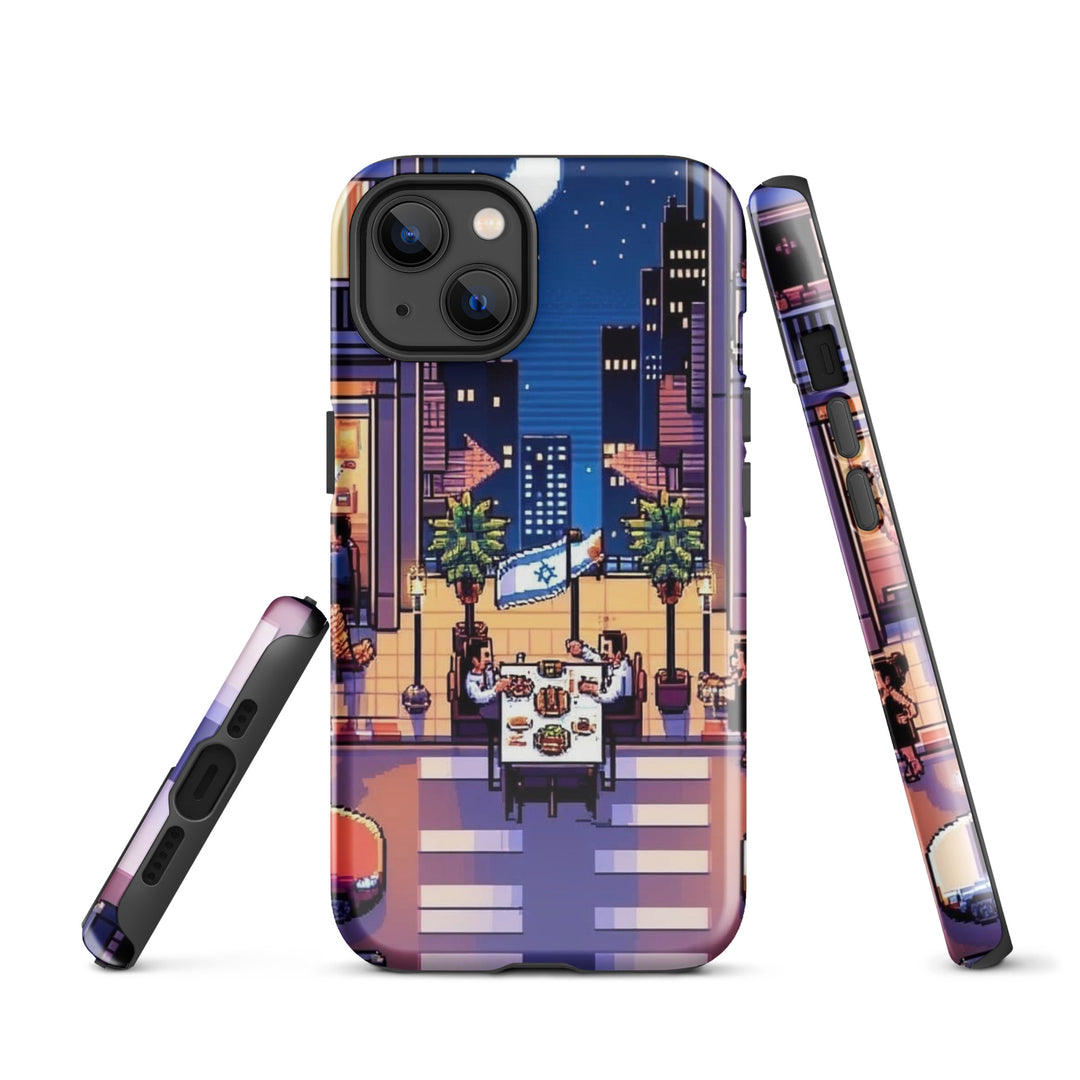 Tough Case for iPhone® | TLV Nightlife 16 Bit