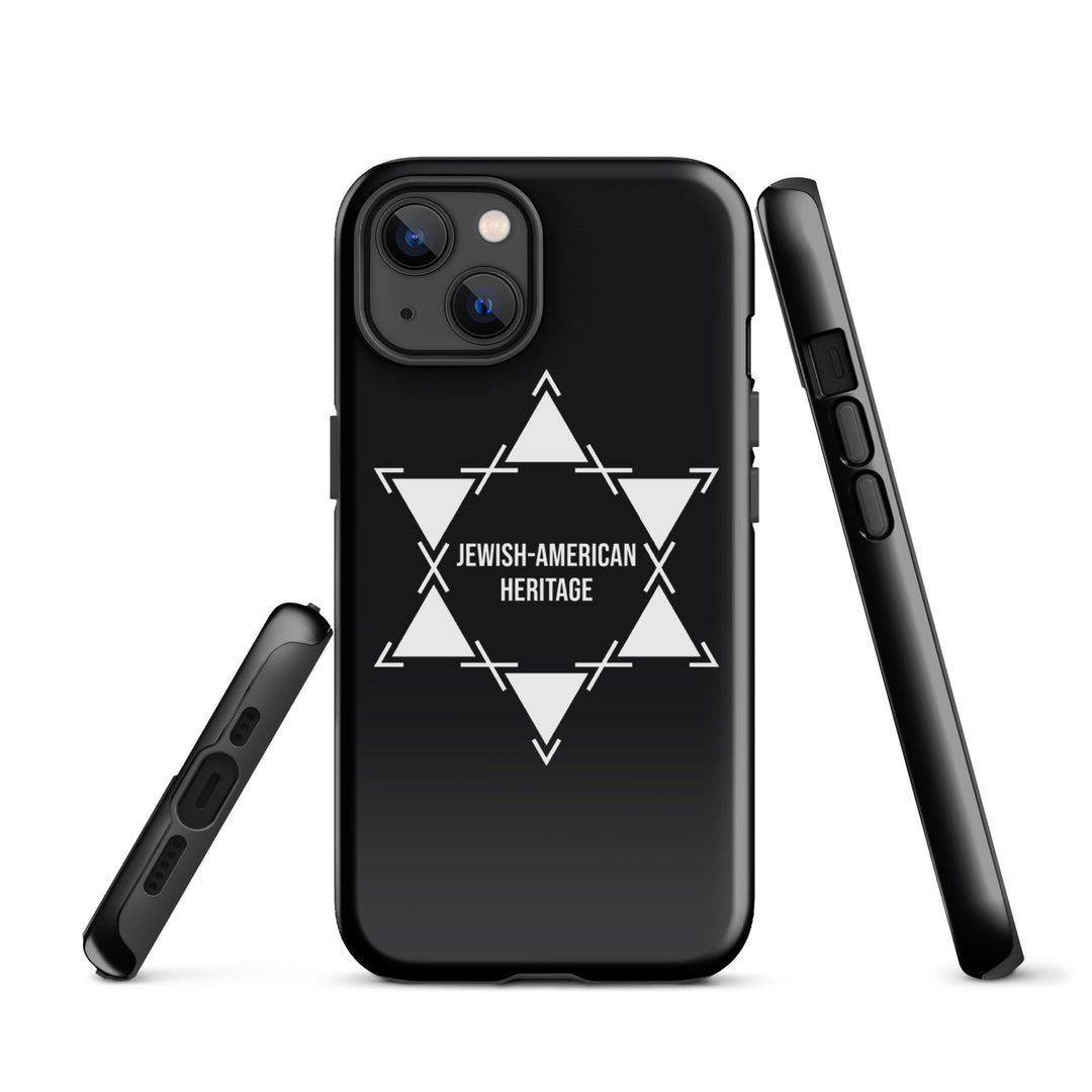 Jewish American Heritage Jewish pride tough case for iphone® in Glossy - detail view