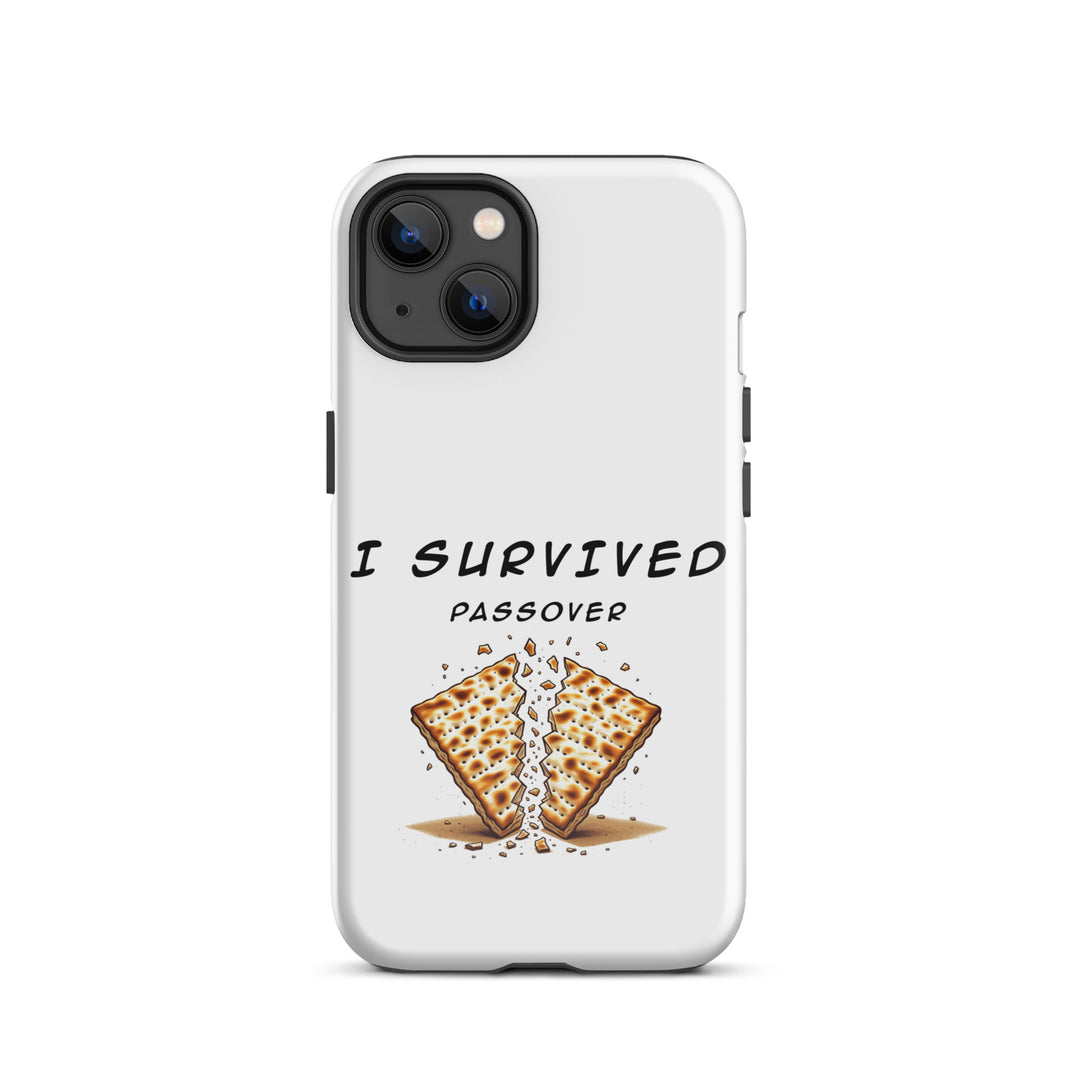 Passover Jewish pride tough phone case for iPhone 13, glossy finish - front view