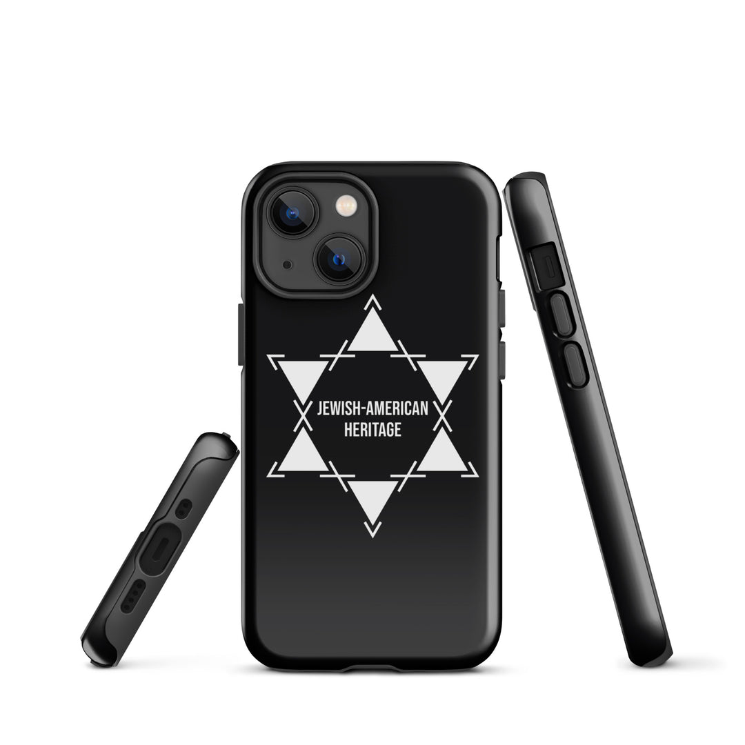 Jewish American Heritage Jewish pride tough case for iphone® in Glossy - front view