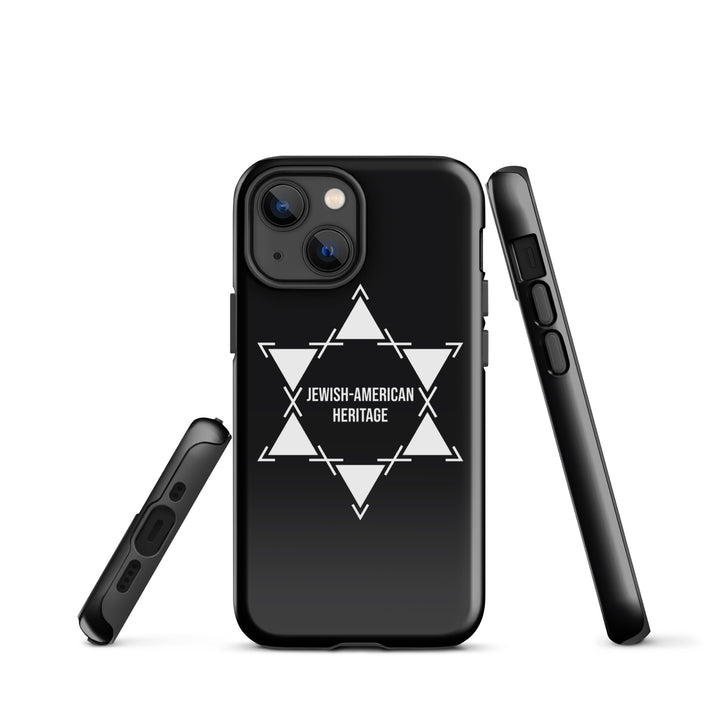 Jewish American Heritage Jewish pride tough case for iphone® in Glossy - front view