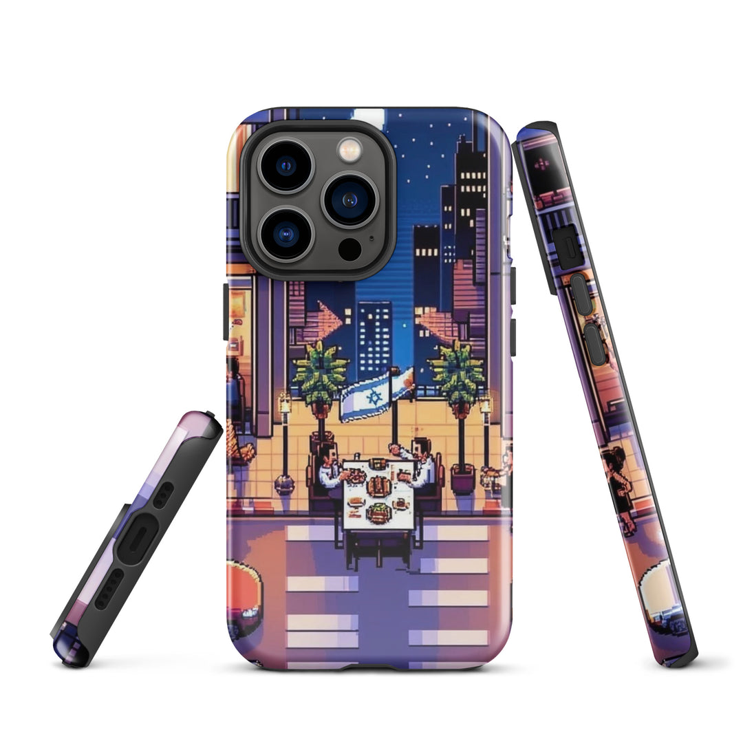 Tough Case for iPhone® | TLV Nightlife 16 Bit