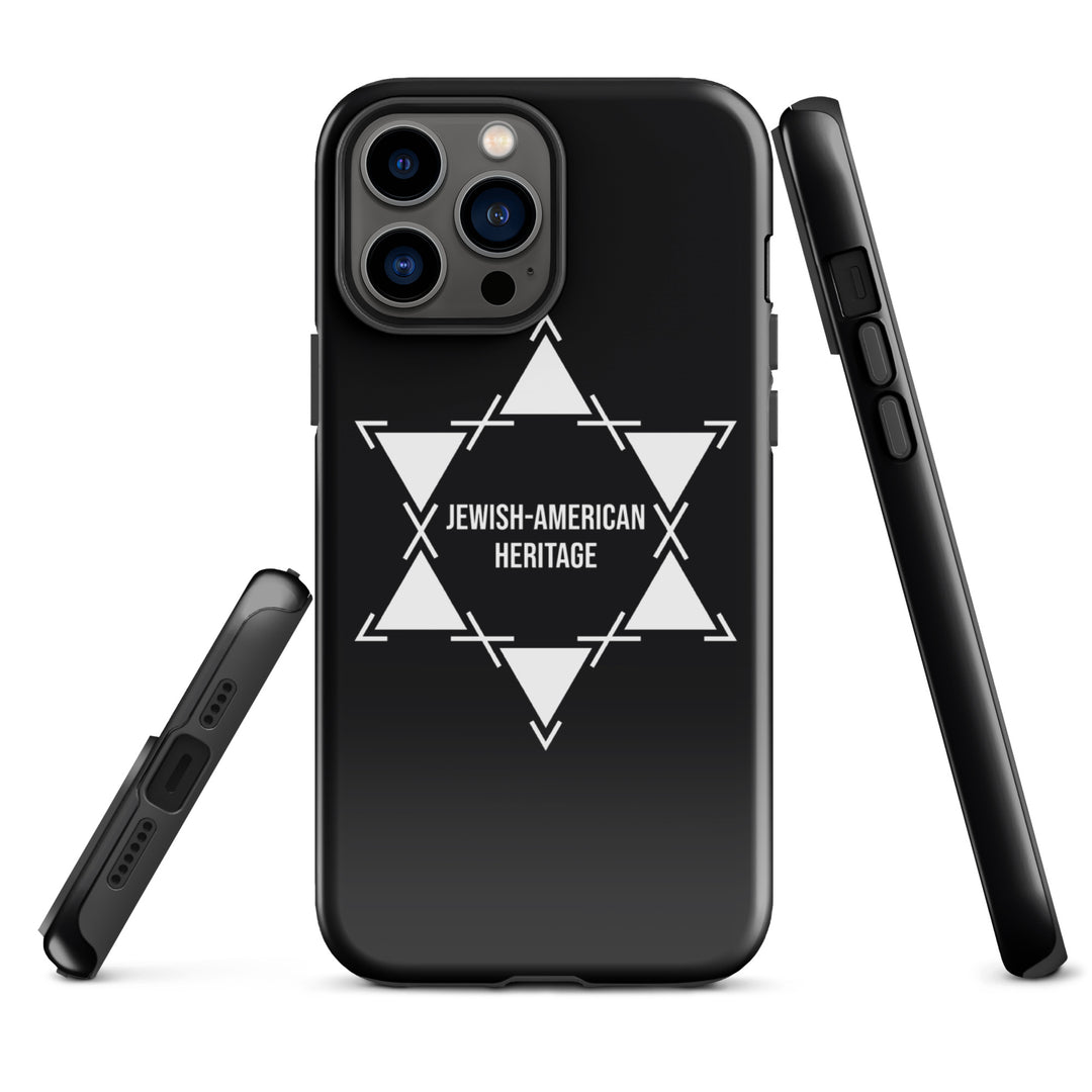 Jewish American Heritage Jewish pride tough case for iphone® in Glossy - side view
