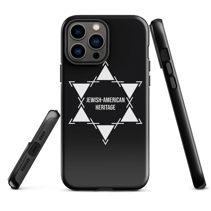Jewish American Heritage Jewish pride tough case for iphone® in Glossy - side view