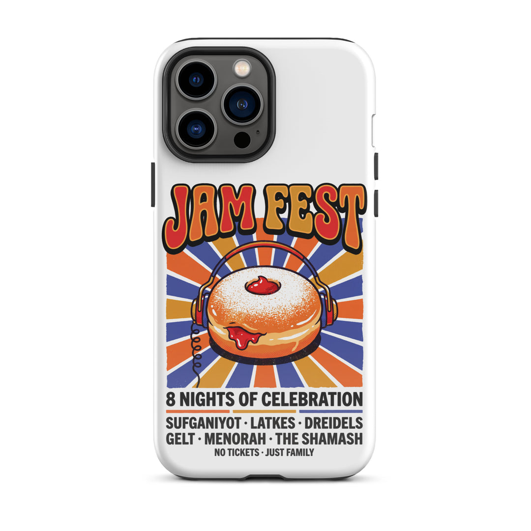 Jam Fest 8 Nights Jewish pride tough phone case for iPhone 13 Pro Max, glossy finish - front view