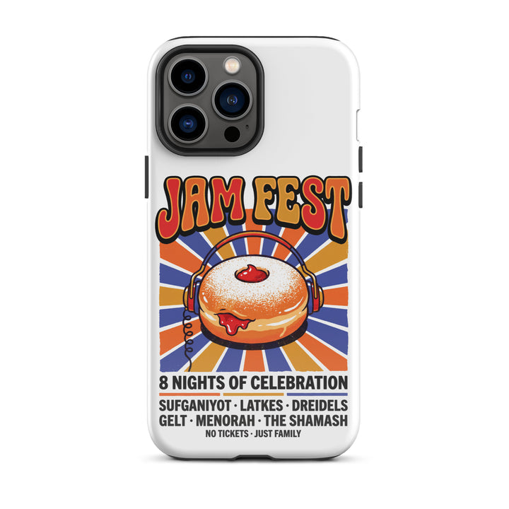 Jam Fest 8 Nights Jewish pride tough phone case for iPhone 13 Pro Max, glossy finish - front view