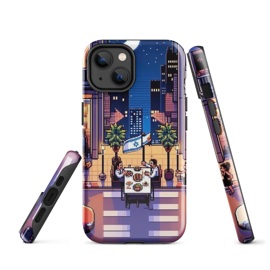Tough Case for iPhone® | TLV Nightlife 16 Bit