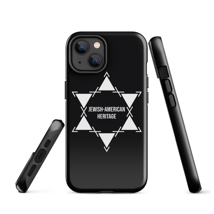 Jewish American Heritage Jewish pride tough case for iphone® in Glossy - front view