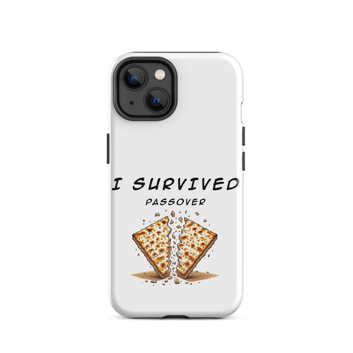 Passover Jewish pride tough phone case for iPhone 14, glossy finish - front view