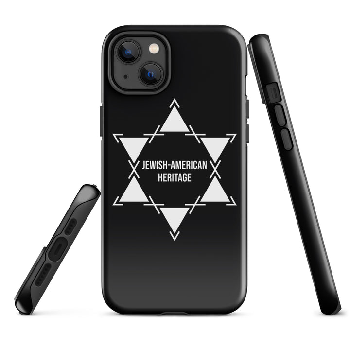 Jewish American Heritage Jewish pride tough case for iphone® in Glossy - detail view