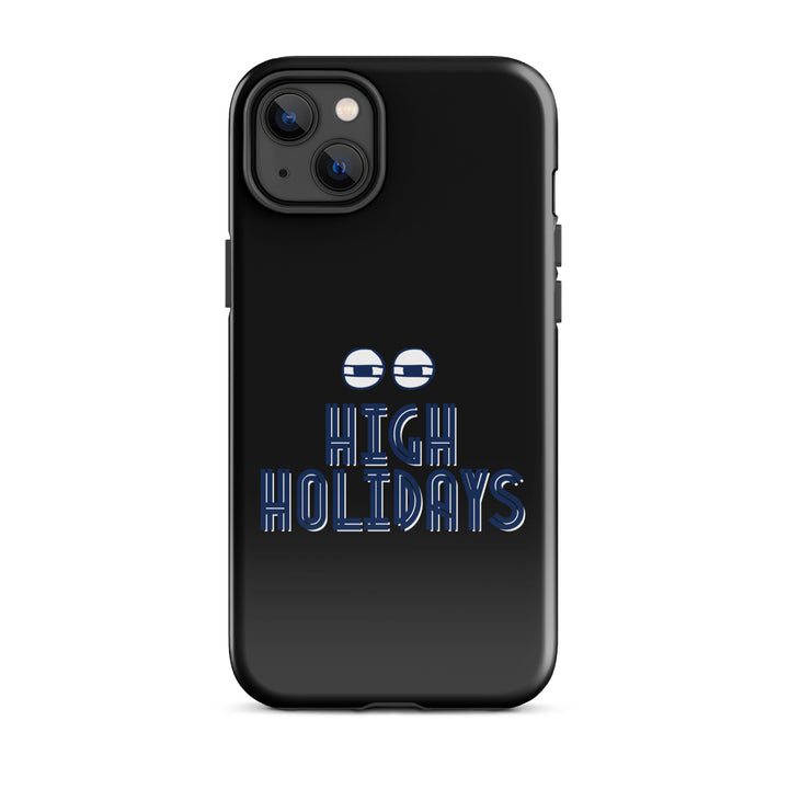 High Holidays Jewish pride tough phone case for iPhone 14 Plus, glossy finish - front view