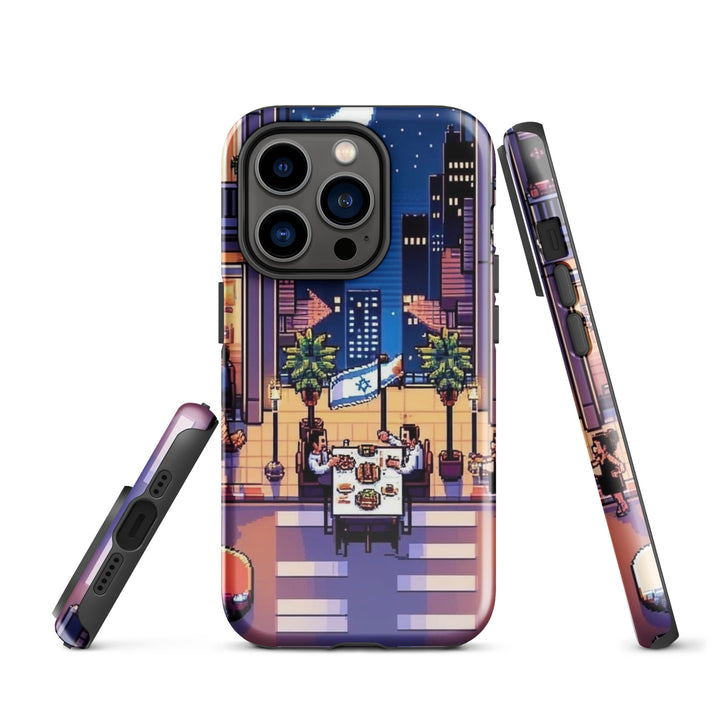 Tough Case for iPhone® | TLV Nightlife 16 Bit