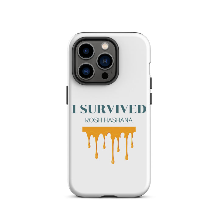 I Survived Rosh HaShana Jewish pride tough case for iphone® in Glossy - close-up