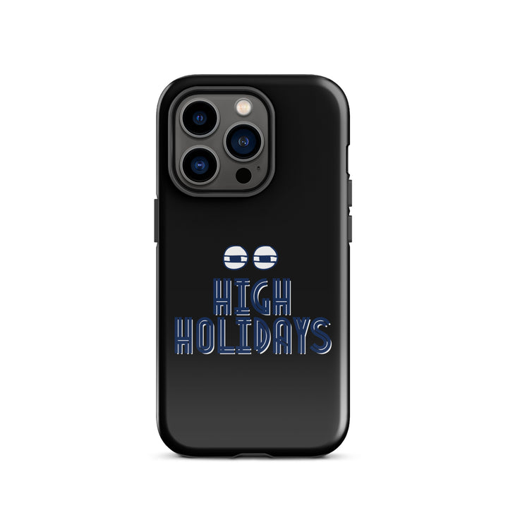 High Holidays Jewish pride tough phone case for iPhone 14 Pro, glossy finish - front view