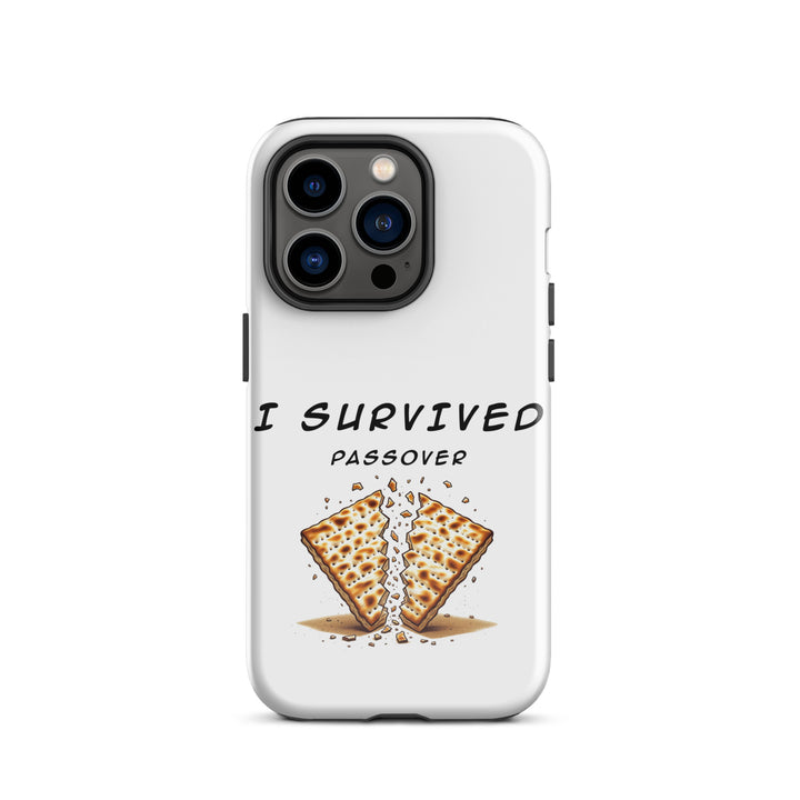 Passover Jewish pride tough phone case for iPhone 14 Pro, glossy finish - front view