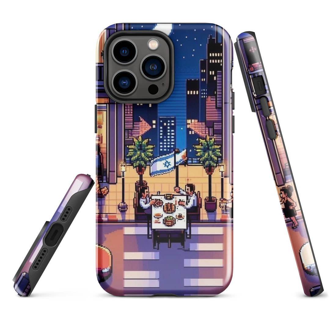 Tough Case for iPhone® | TLV Nightlife 16 Bit