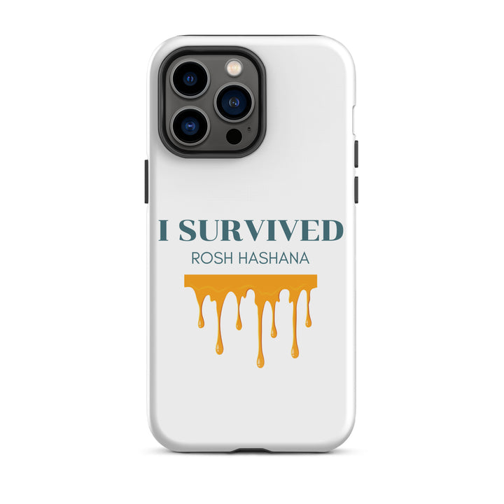 I Survived Rosh HaShana Jewish pride tough case for iphone® in Glossy - lifestyle shot
