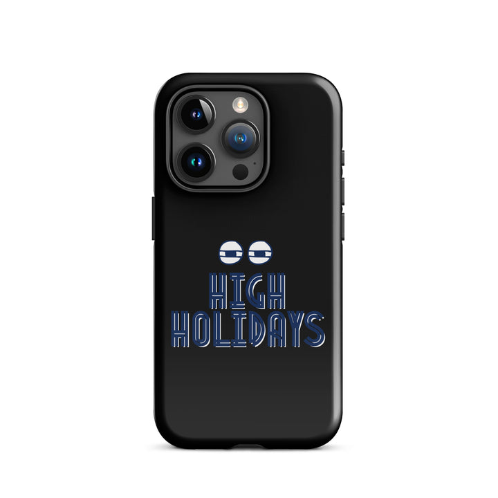 High Holidays Jewish pride tough phone case for iPhone 15 Pro, glossy finish - front view